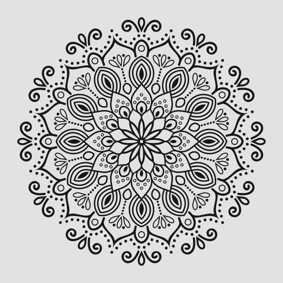 Ornamente Luxus-Mandala-Design vektor