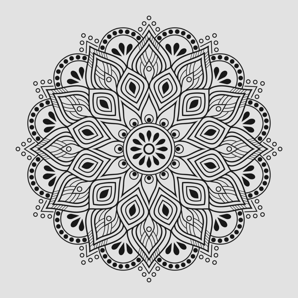 ornament lyx mandala design vektor