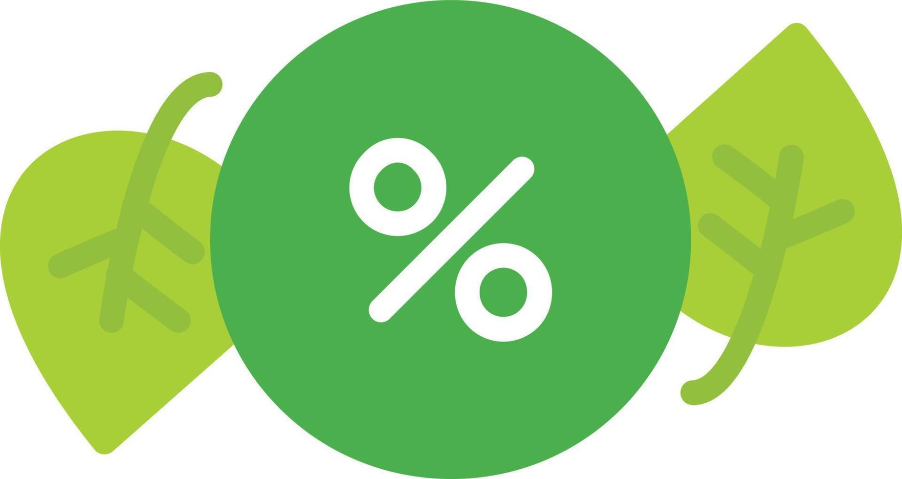 eco klistermärke platt ikon vektor