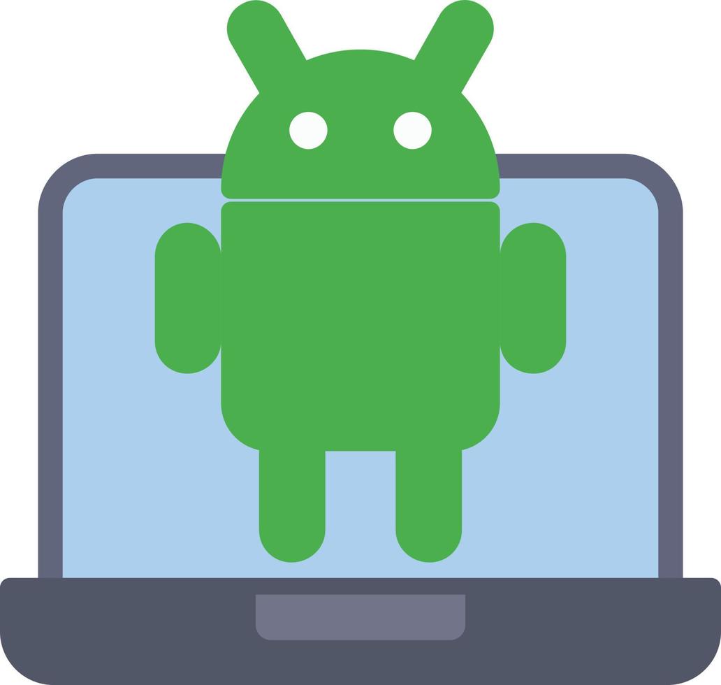 Android-Flachsymbol vektor