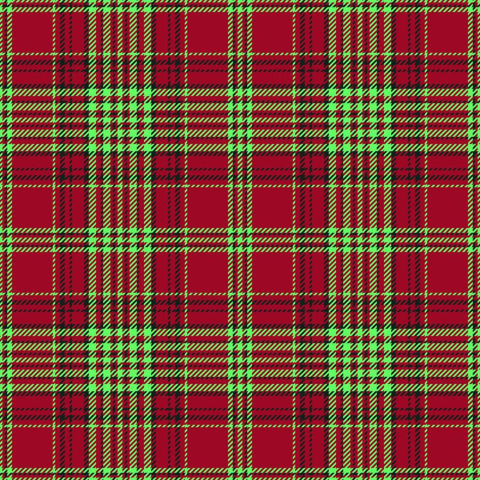 karierter Tartan-Hintergrund. Stoffmuster Textil. Vektor nahtlose Texturprüfung.