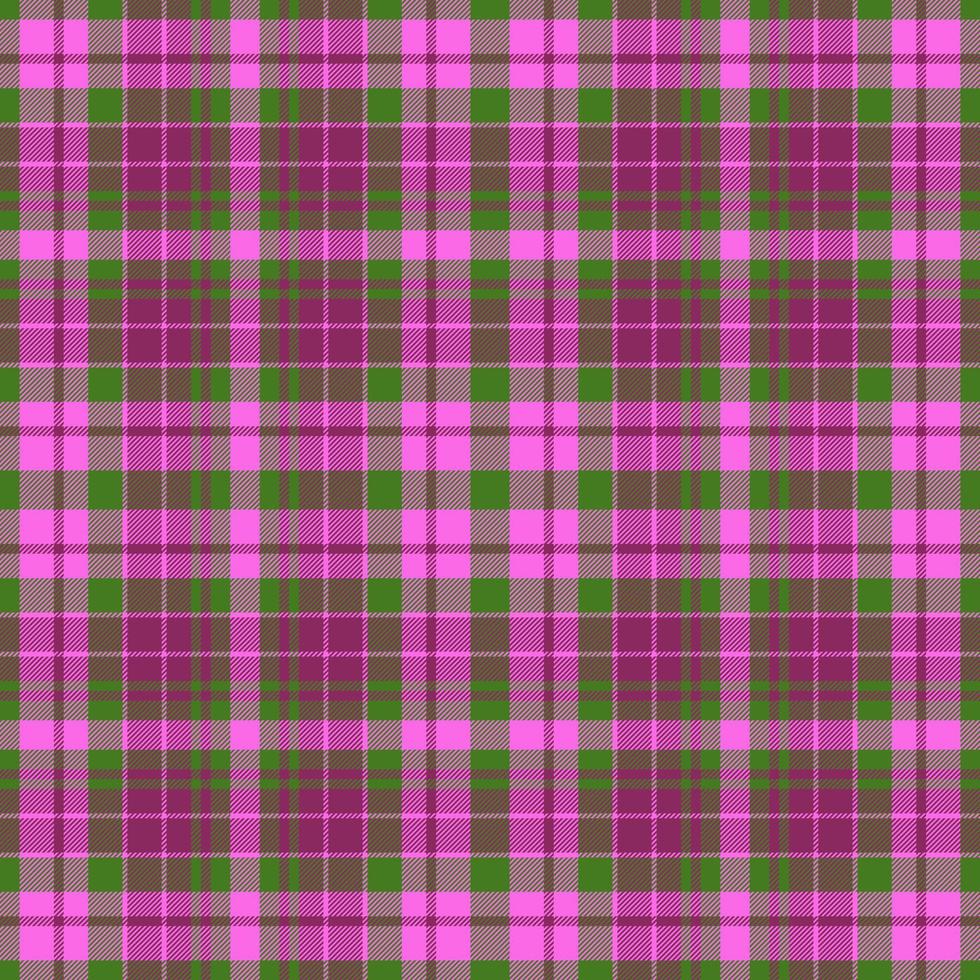 Stoff nahtlose Textur. Vektorkarierter Tartan. Textilhintergrund mit Karomuster. vektor