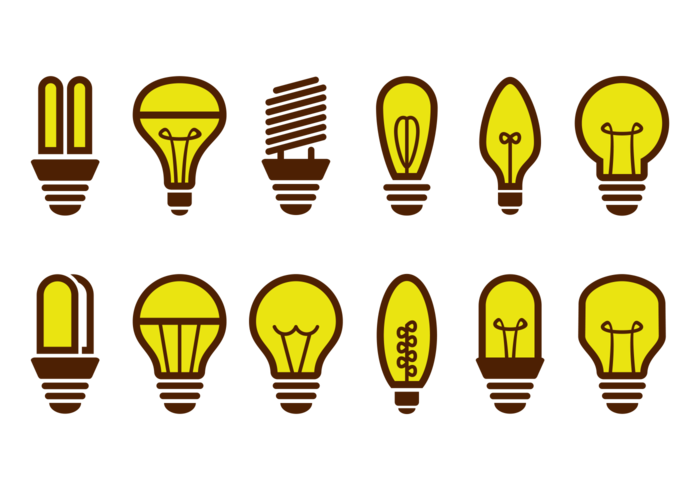 Ampoule Icons Vector