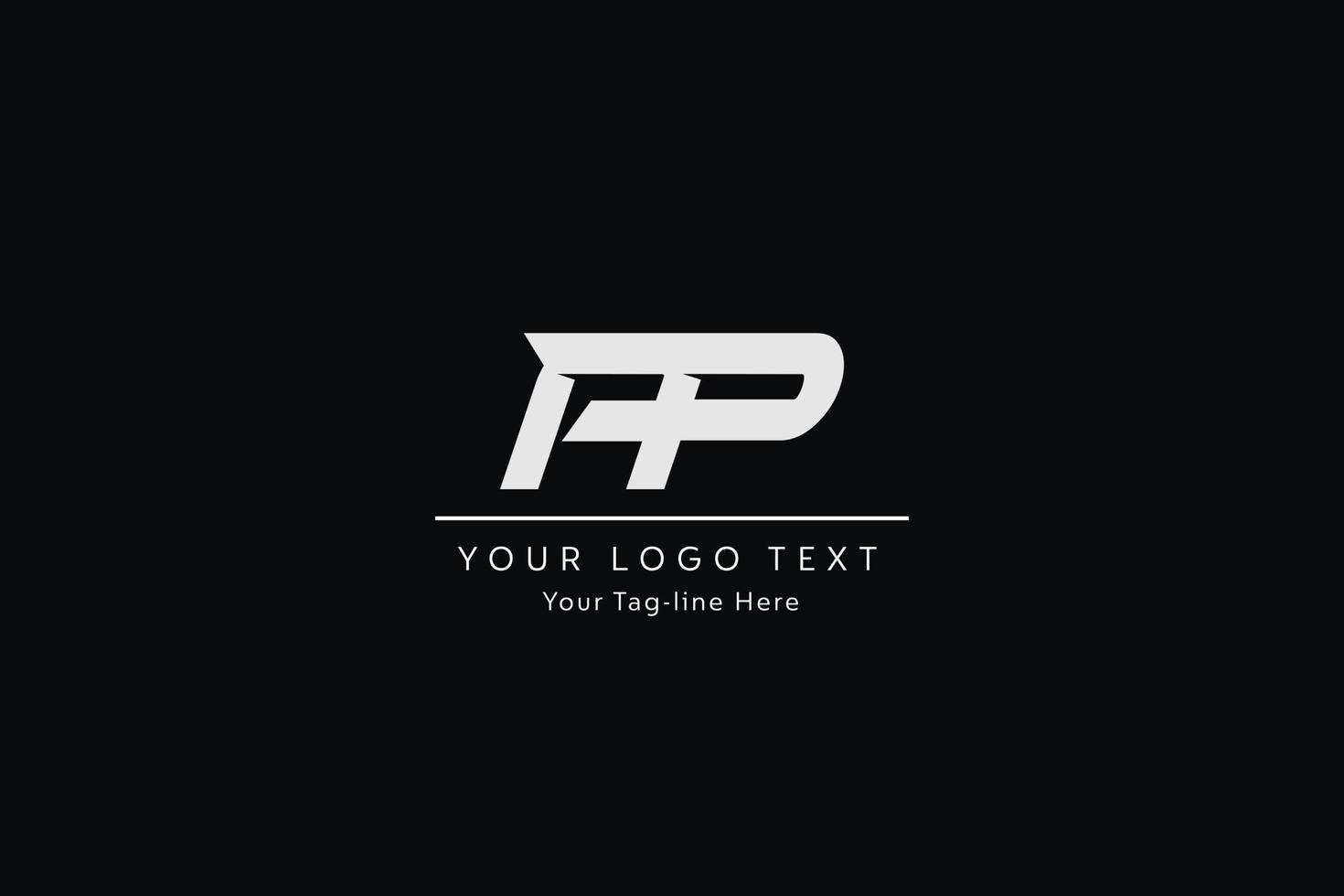 ap brev logotyp design. kreativ modern en p brev ikon vektor illustration.