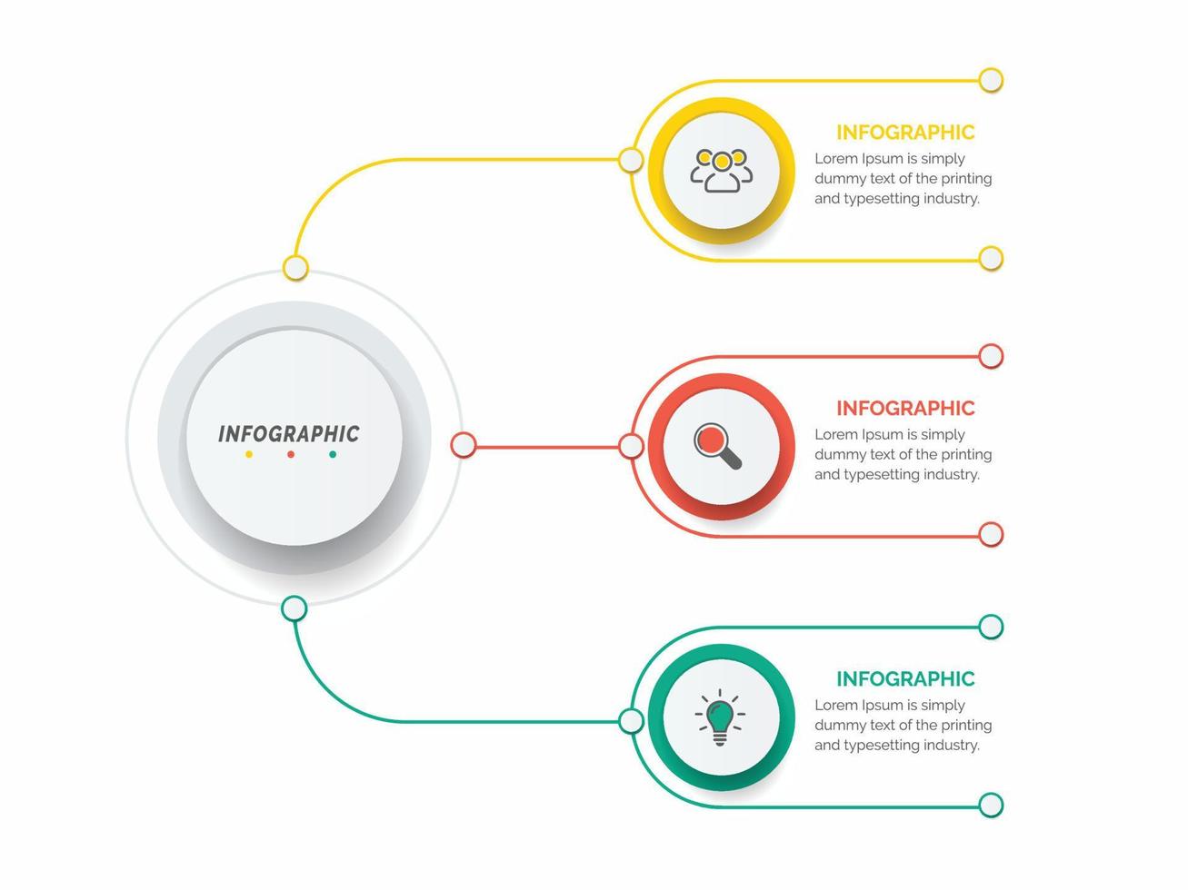 Visualisierung von Geschäftsdaten. Prozessdiagramm. abstrakte Elemente von Diagrammen, Diagrammen mit 4 Schritten, Optionen, Teilen oder Prozessen. Vektor Business Template Infografik, Design, Vektor,