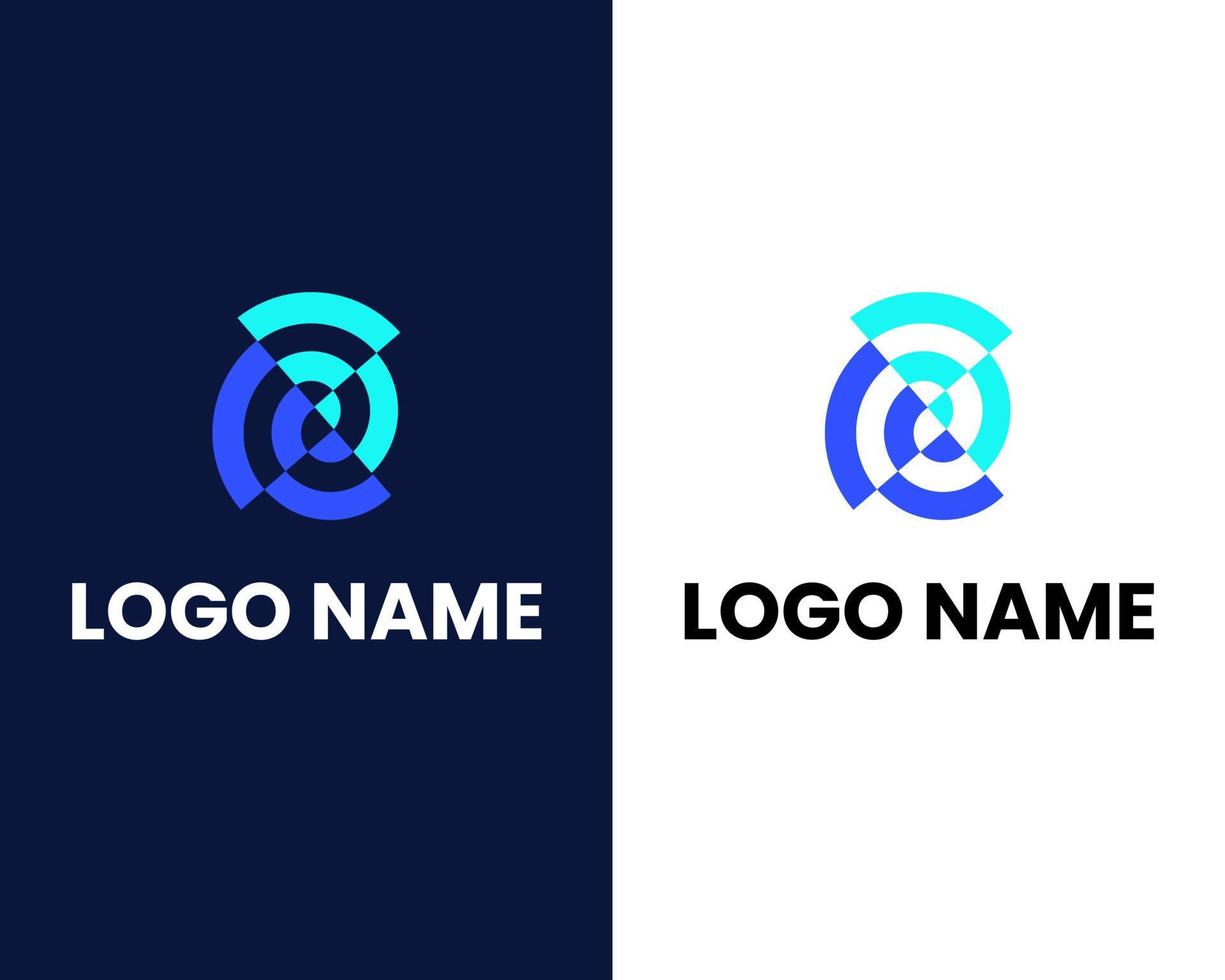 brev s mark modern logotyp design mall vektor