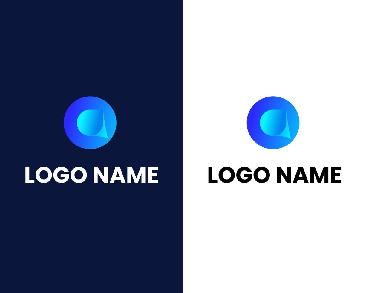 buchstabe d und o moderne logo-design-vorlage vektor