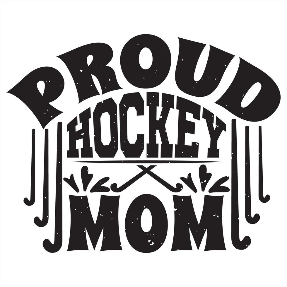 stolze Hockey-Mama vektor