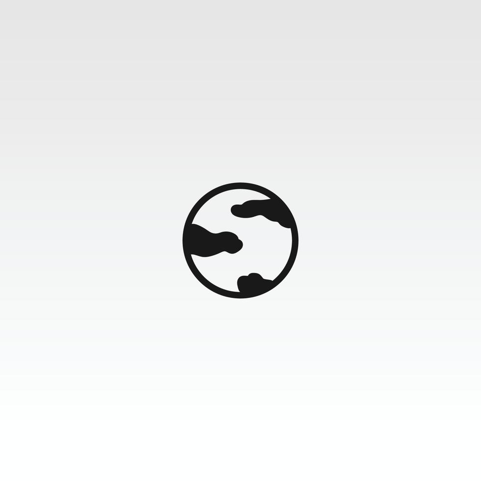 värld klot logotyp vektor