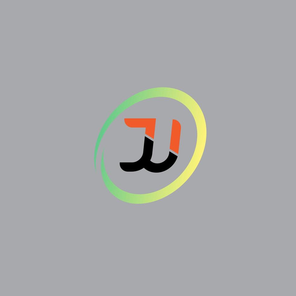 Ju-Text-Logo vektor