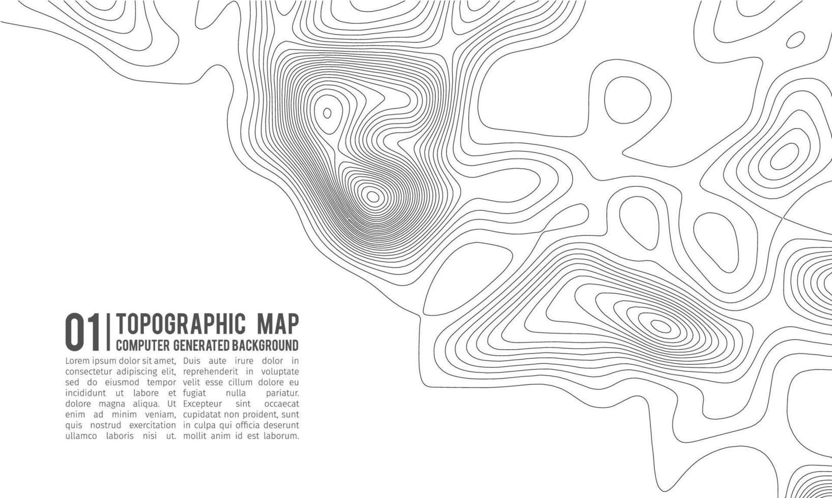 Konturhintergrund der topografischen Karte. Topo-Karte mit Höhenangaben. Konturkartenvektor. geographische welttopographie karte raster abstrakte vektorillustration. vektor