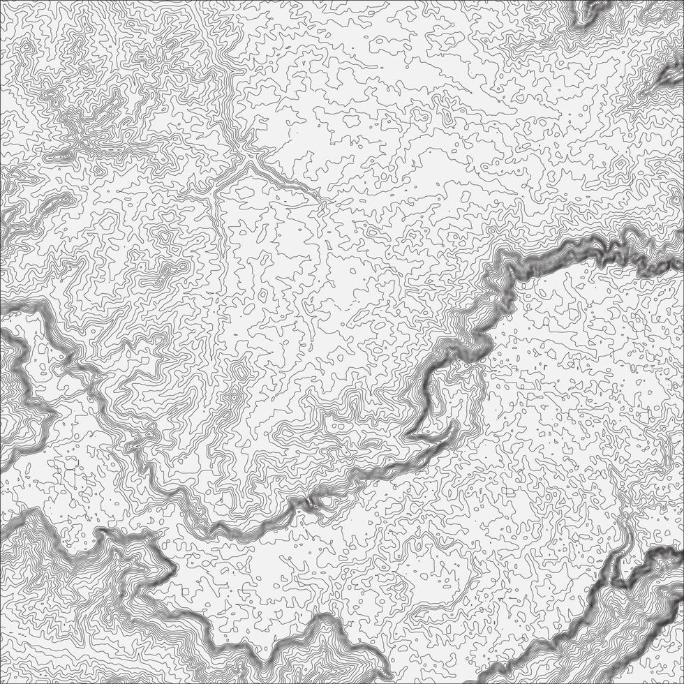 Konturhintergrund der topografischen Karte. Topo-Karte mit Höhenangaben. Konturkartenvektor. geographische welttopographie karte raster abstrakte vektorillustration. vektor