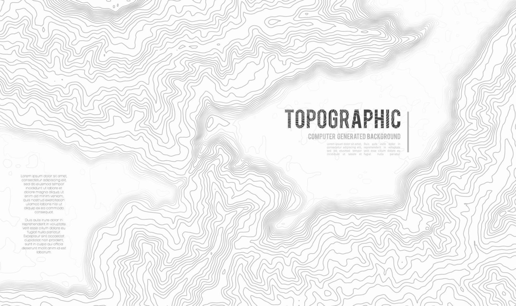 Konturhintergrund der topografischen Karte. Topo-Karte mit Höhenangaben. Konturkartenvektor. geographische welttopographie karte raster abstrakte vektorillustration. vektor