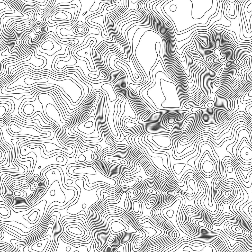 nahtloses Muster. topografischer Kartenhintergrund mit Platz für nahtlose Textur. linie topographie karte kontur hintergrund , geografisches raster . Bergwanderweg über Gelände. vektor