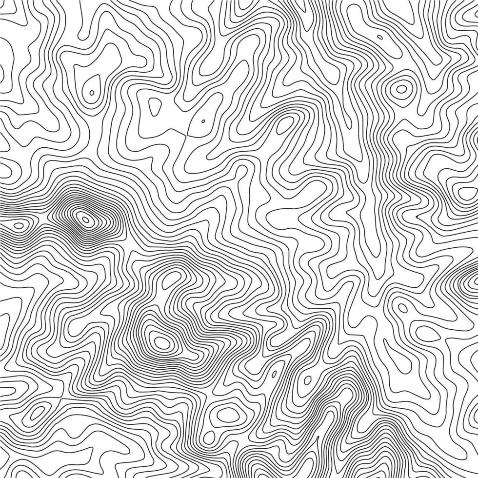 Konturhintergrund der topografischen Karte. Topo-Karte mit Höhenangaben. Konturkartenvektor. geographische welttopographie karte raster abstrakte vektorillustration. vektor