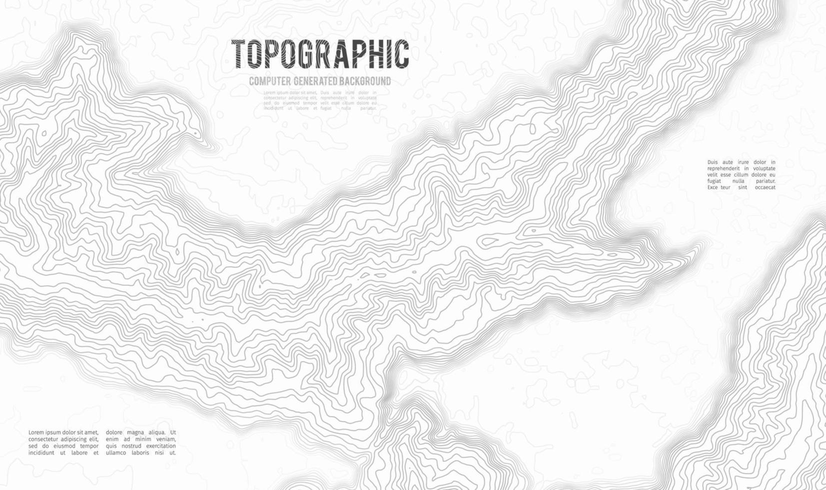 Konturhintergrund der topografischen Karte. Topo-Karte mit Höhenangaben. Konturkartenvektor. geographische welttopographie karte raster abstrakte vektorillustration. vektor