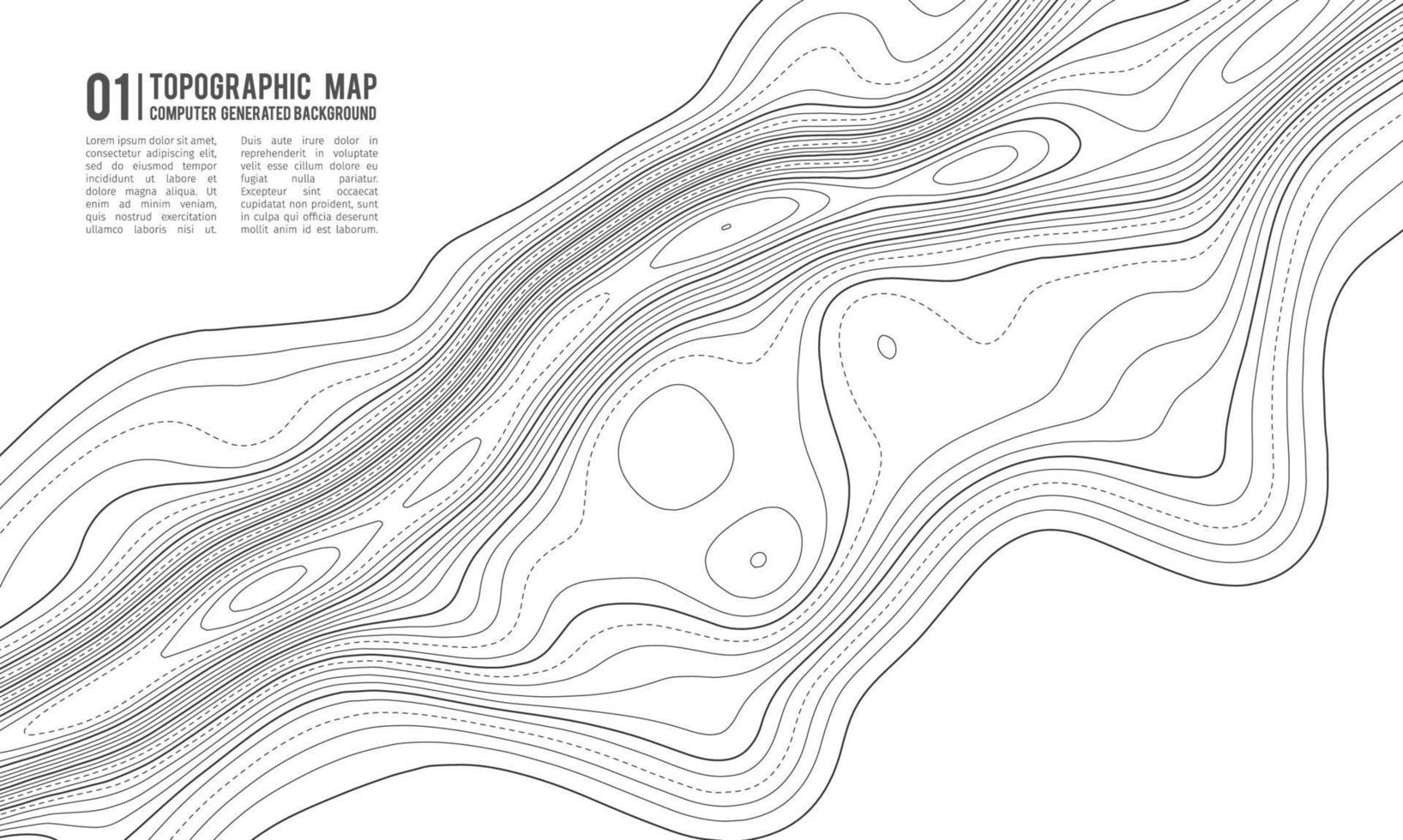 Konturhintergrund der topografischen Karte. Topo-Karte mit Höhenangaben. Konturkartenvektor. geographische welttopographie karte raster abstrakte vektorillustration. vektor