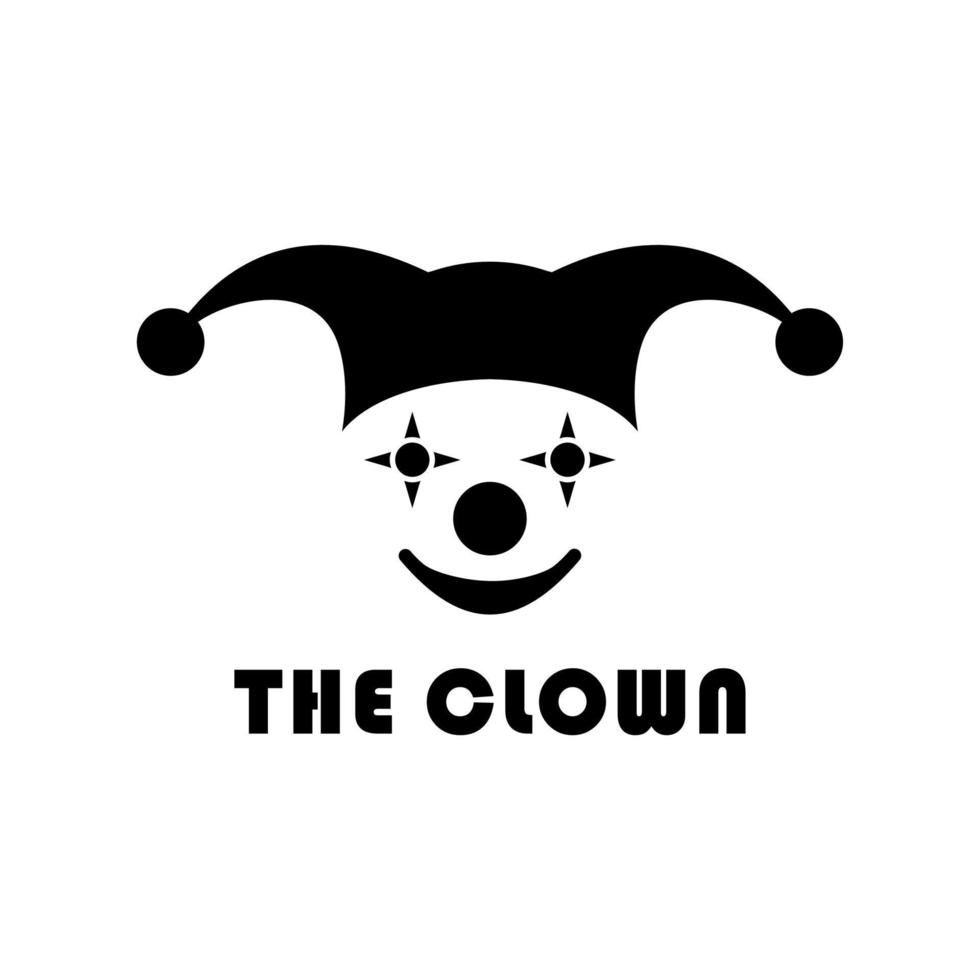 Clown-Vektor-Logo vektor