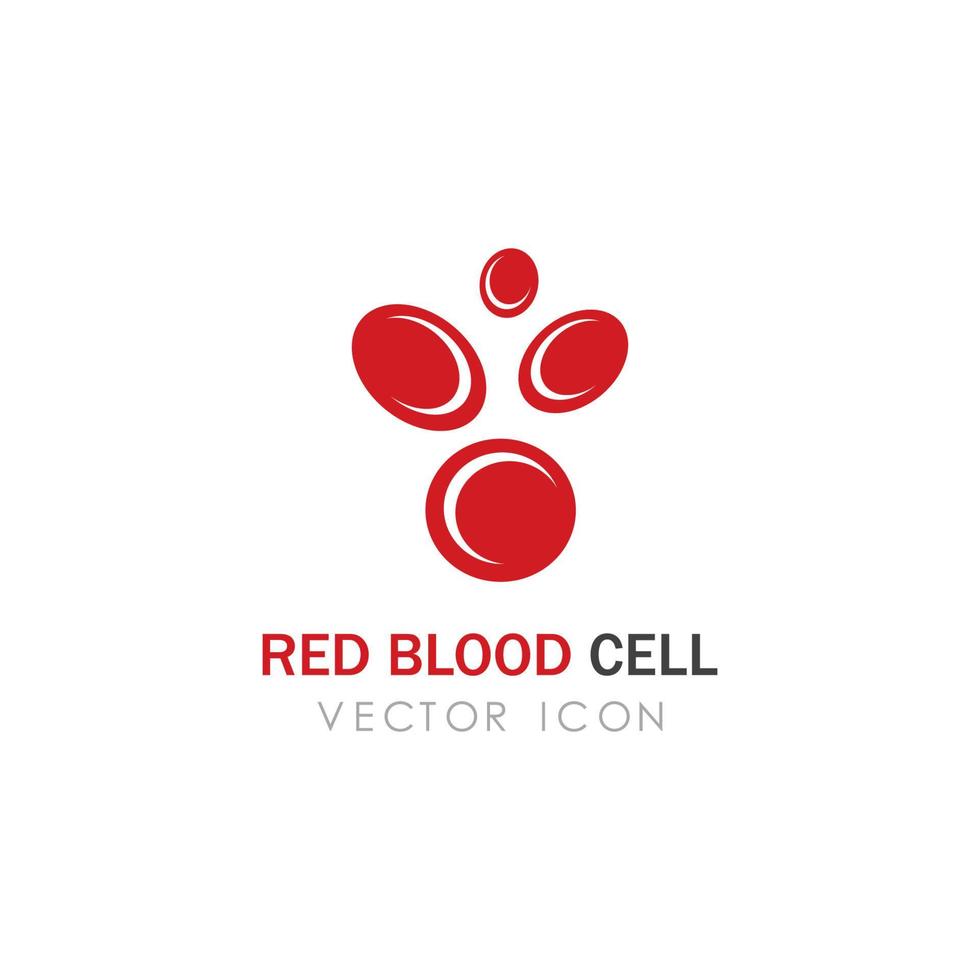 blod logotyp vektor ikon illustration