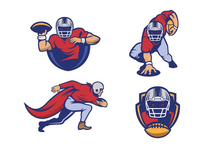 Freie American Football Logo Vector