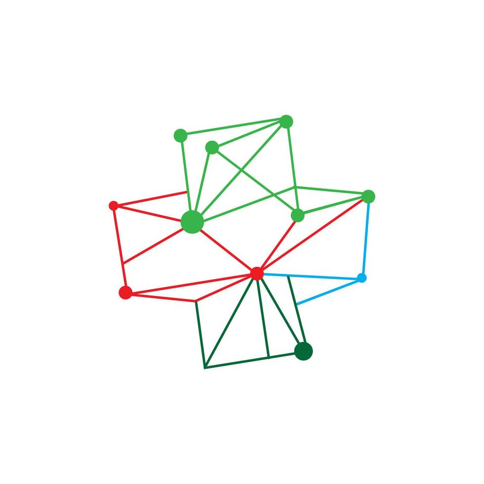 Gesundheitswesen medizinisches Logo Vektorsymbol für Ambulanz Krankenhaus Apotheke Symbol Vorlage Illustration vektor