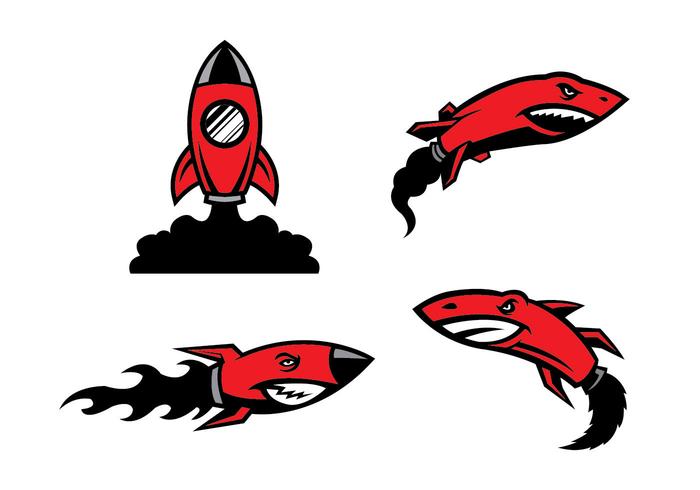 Gratis Rockets Mascot Vector