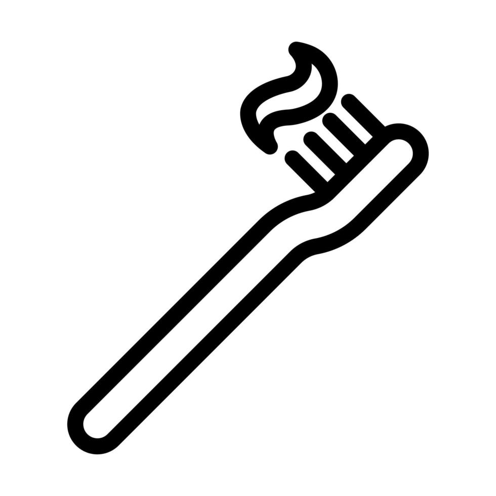 Zahnbürste-Icon-Design vektor