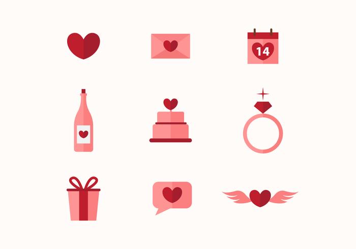 Gratis Valentine Vector Icons