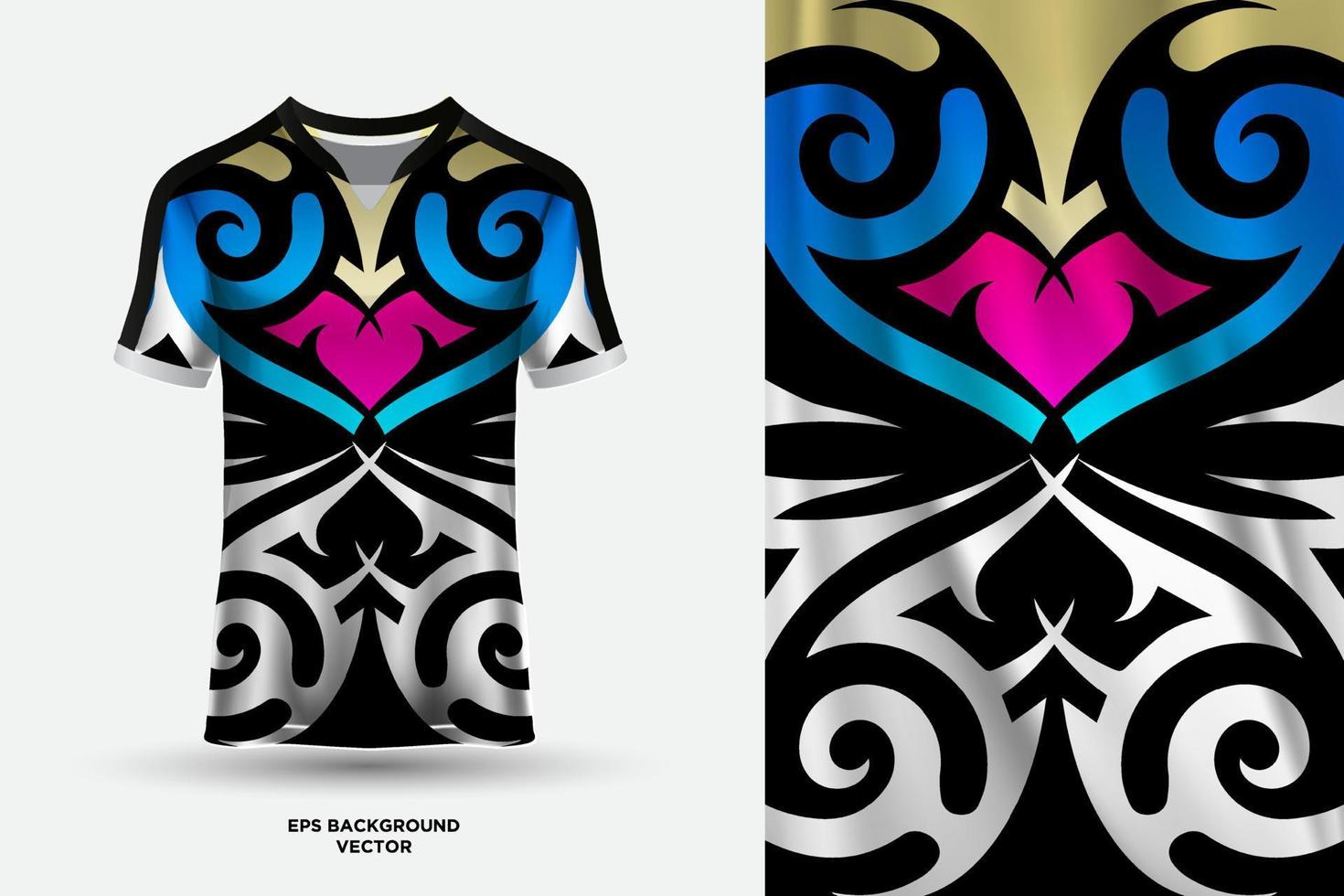 ny modern sporter jersey design bakgrund vektor