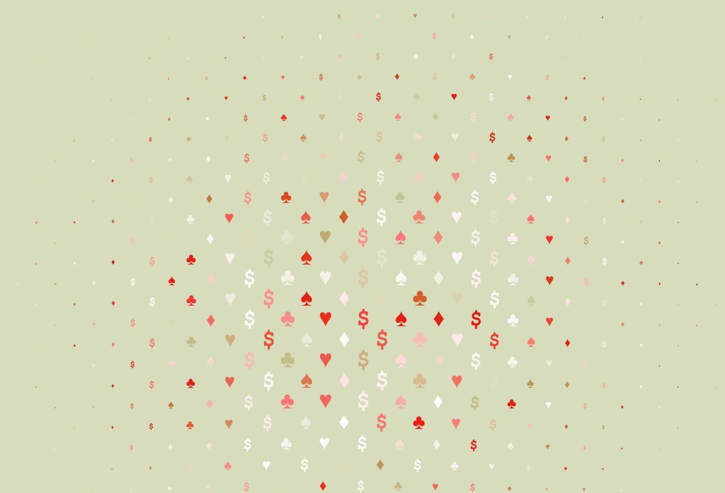 hellgrünes, rotes Vektormuster mit Kartensymbol. vektor