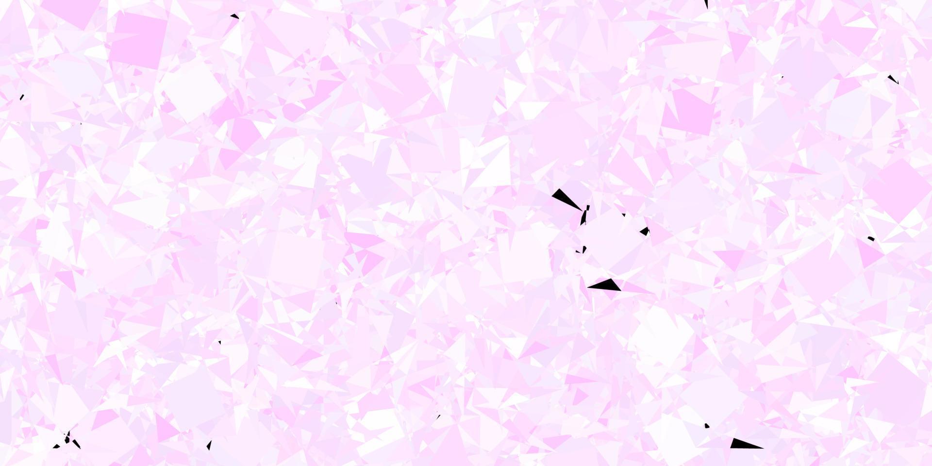 mörk lila vektor bakgrund med polygonala former.