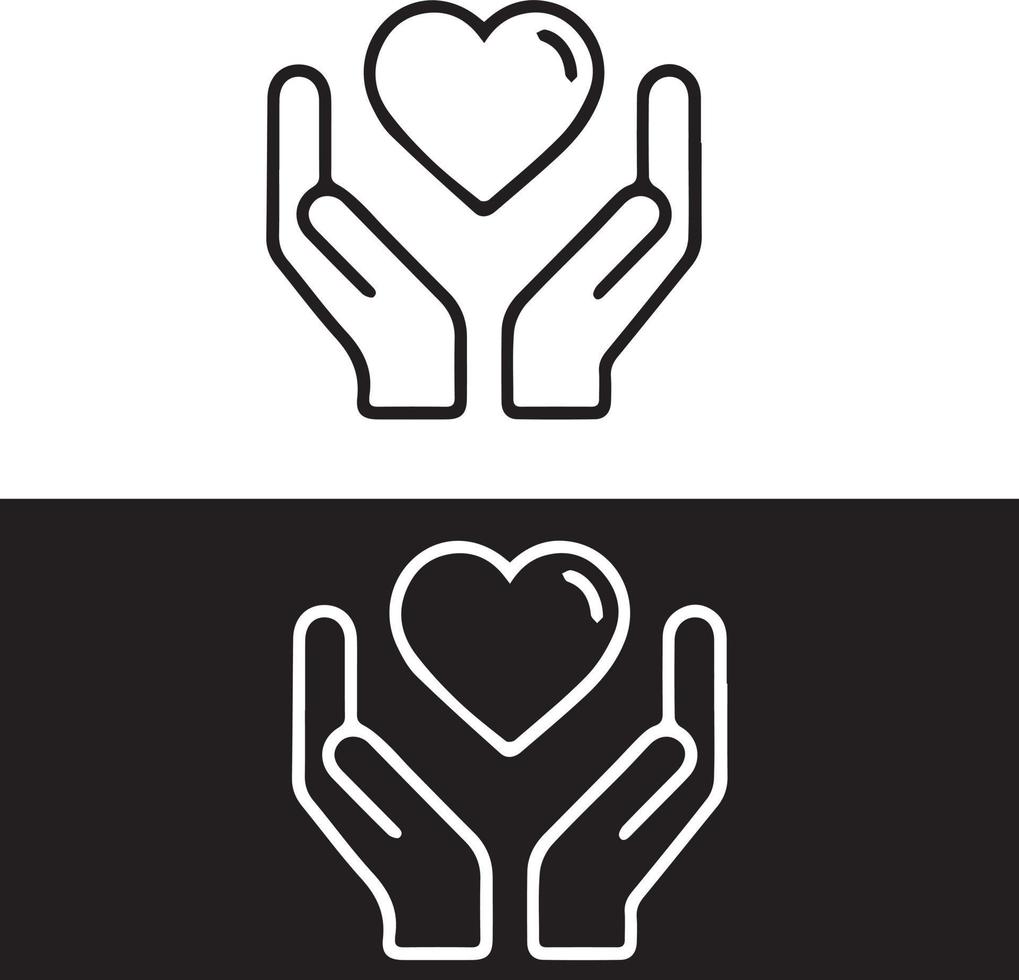 Charity-Icon-Vektor-Design vektor