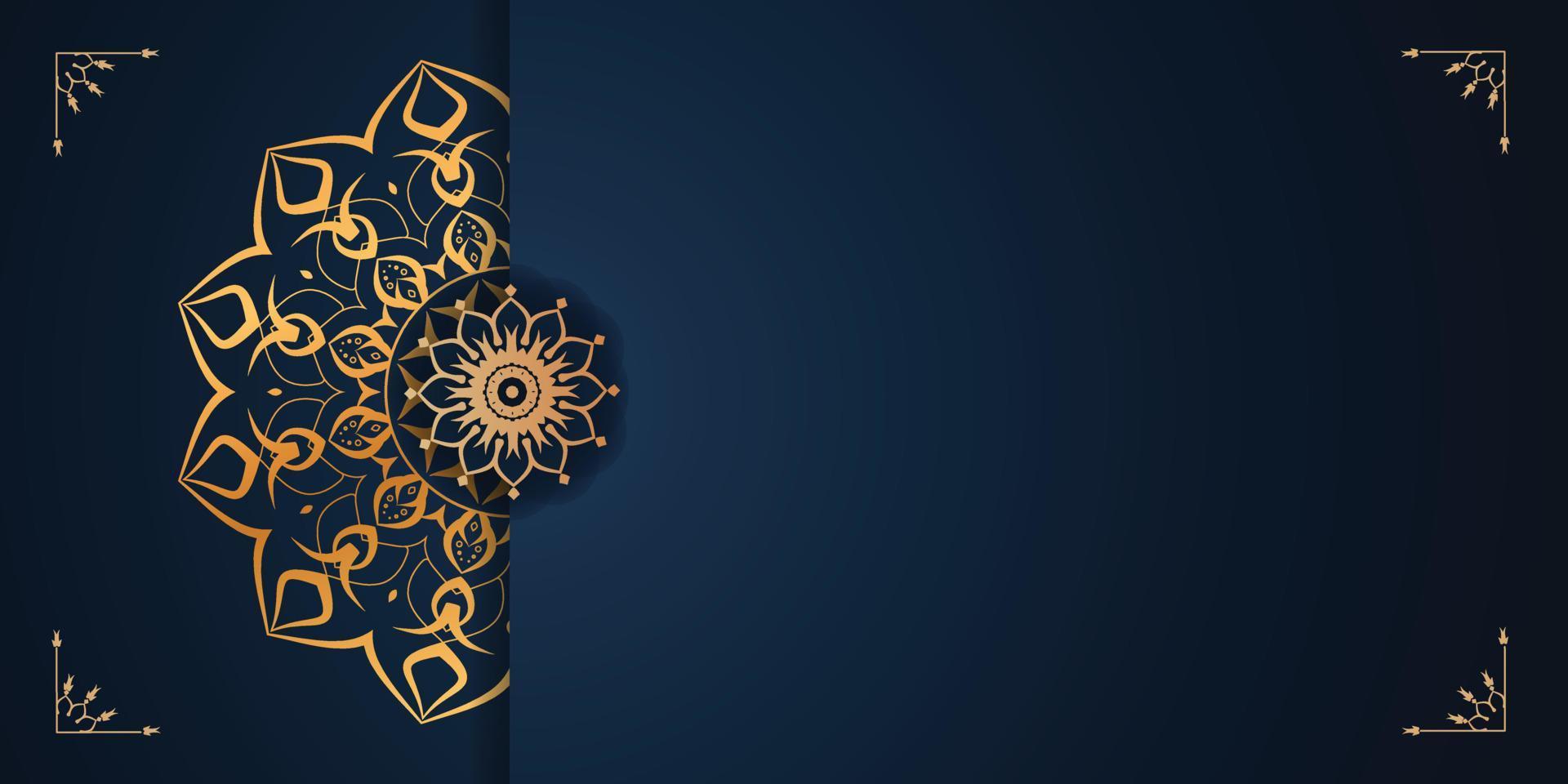 neues Luxus-Mandala, Muster, Blume, Hochzeit, Design vektor