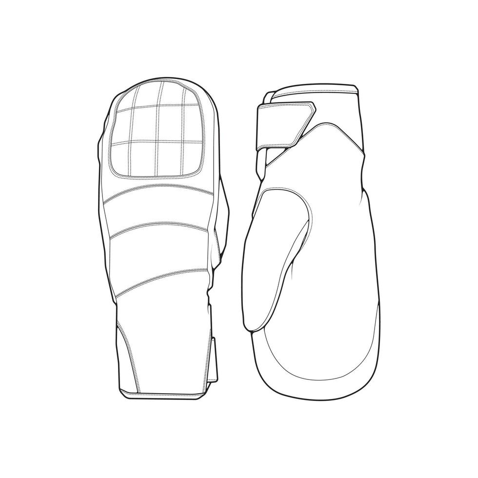 isoliertes objekt aus handschuh und wintersymbol. Set von Handschuh- und Ausrüstungsvektorsymbolen für Aktien. vektor