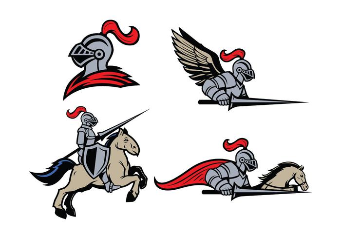 Freie Lancers Mascot Vector