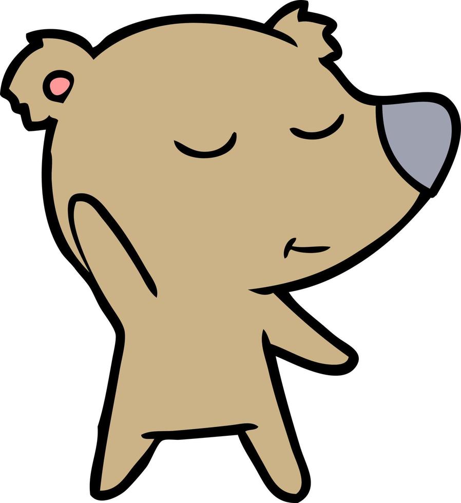 Vektor-Bär-Charakter im Cartoon-Stil vektor