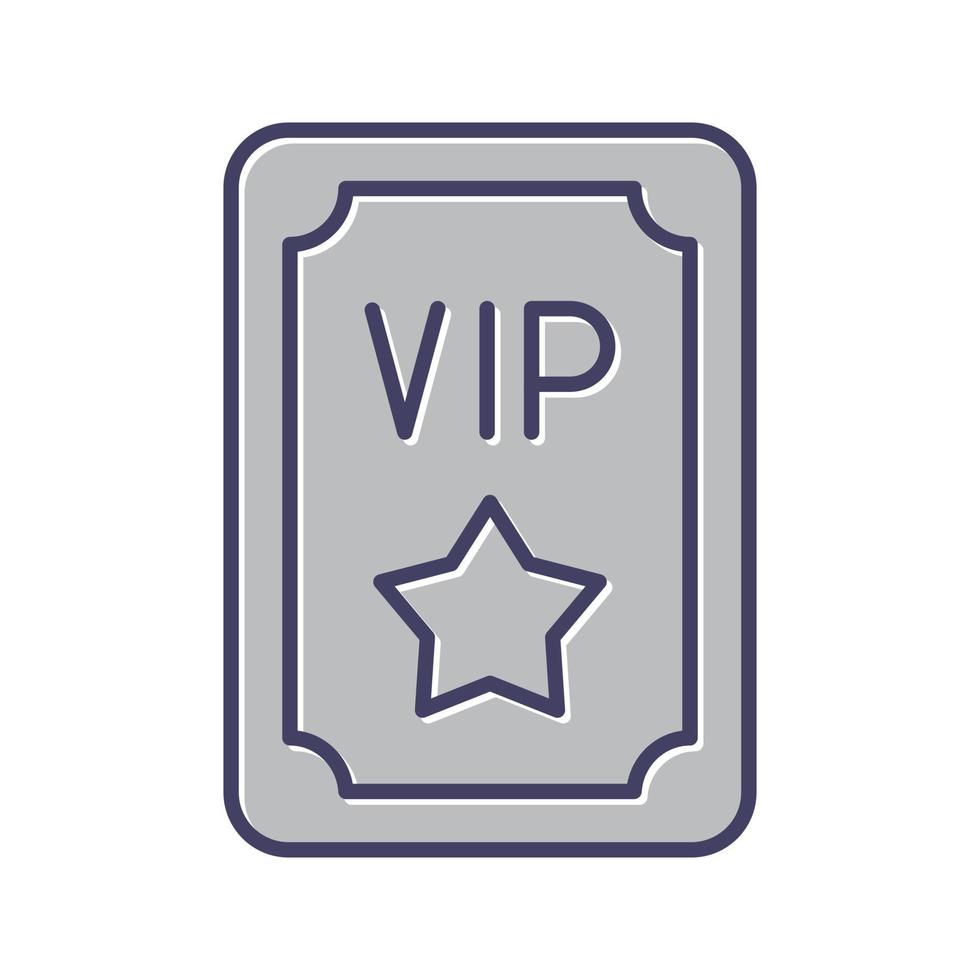 VIP-Pass-Vektor-Symbol vektor