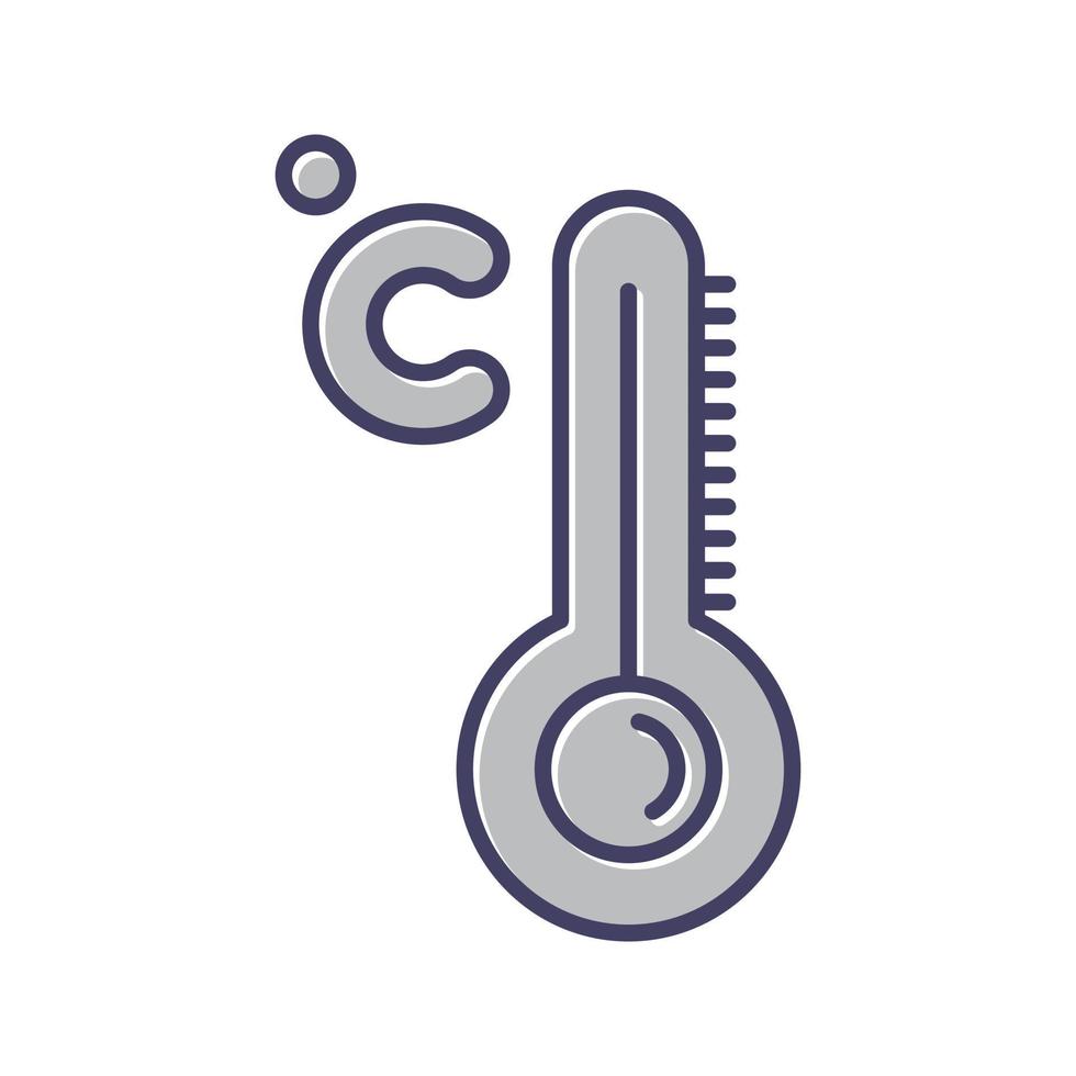hög temperatur vektor ikon