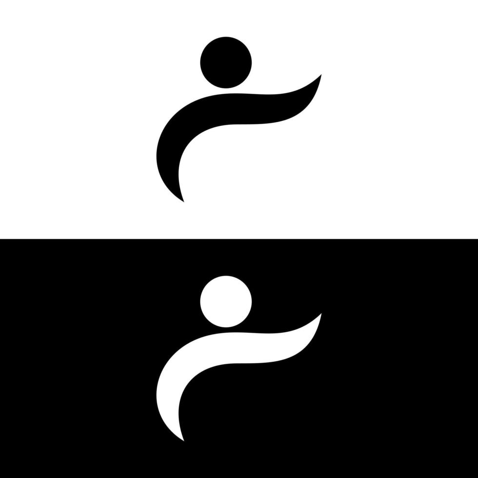 Menschen-Logo-Design-Vorlage vektor