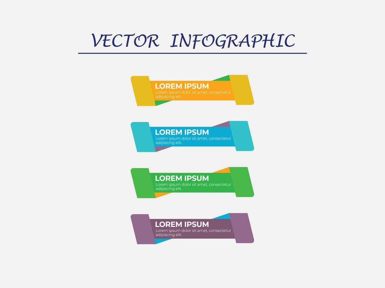 Vektor-Infografik-Design vektor