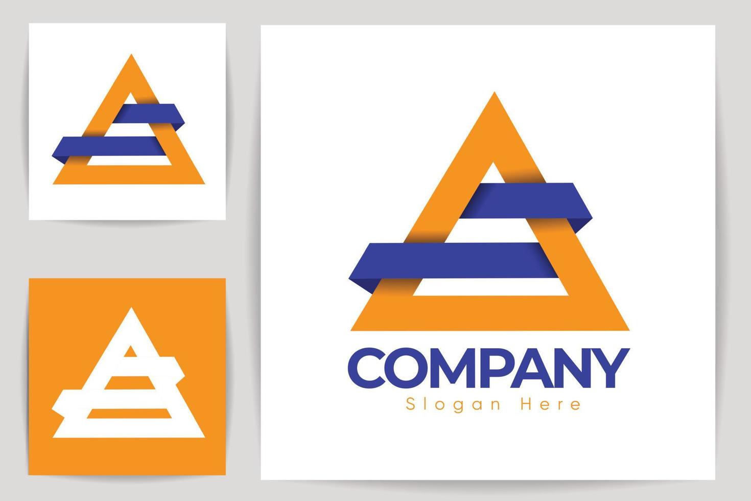 einzigartiges modernes Firmenbuchstabe ein Logo-Vorlagendesign, einfacher Brief ein Logo-Vorlagenvektordesign. kreatives Konzept mit Vektor. vektor