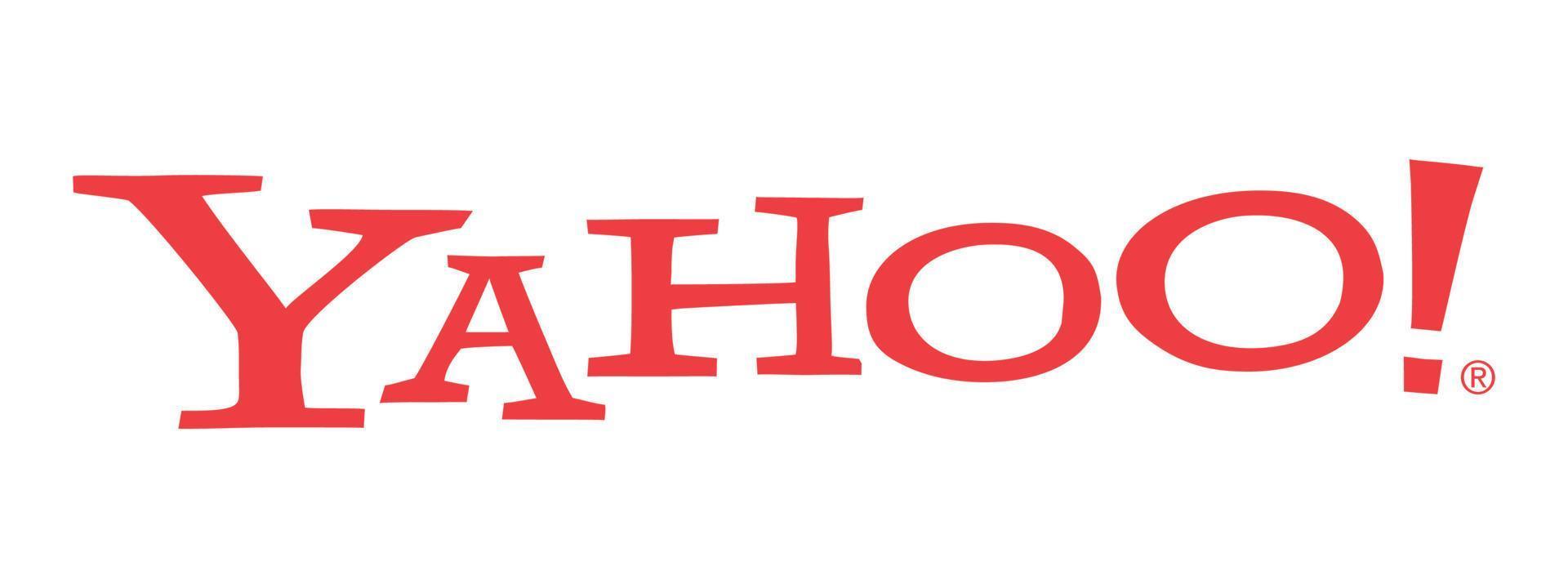 yahoo logotyp på transparent bakgrund vektor