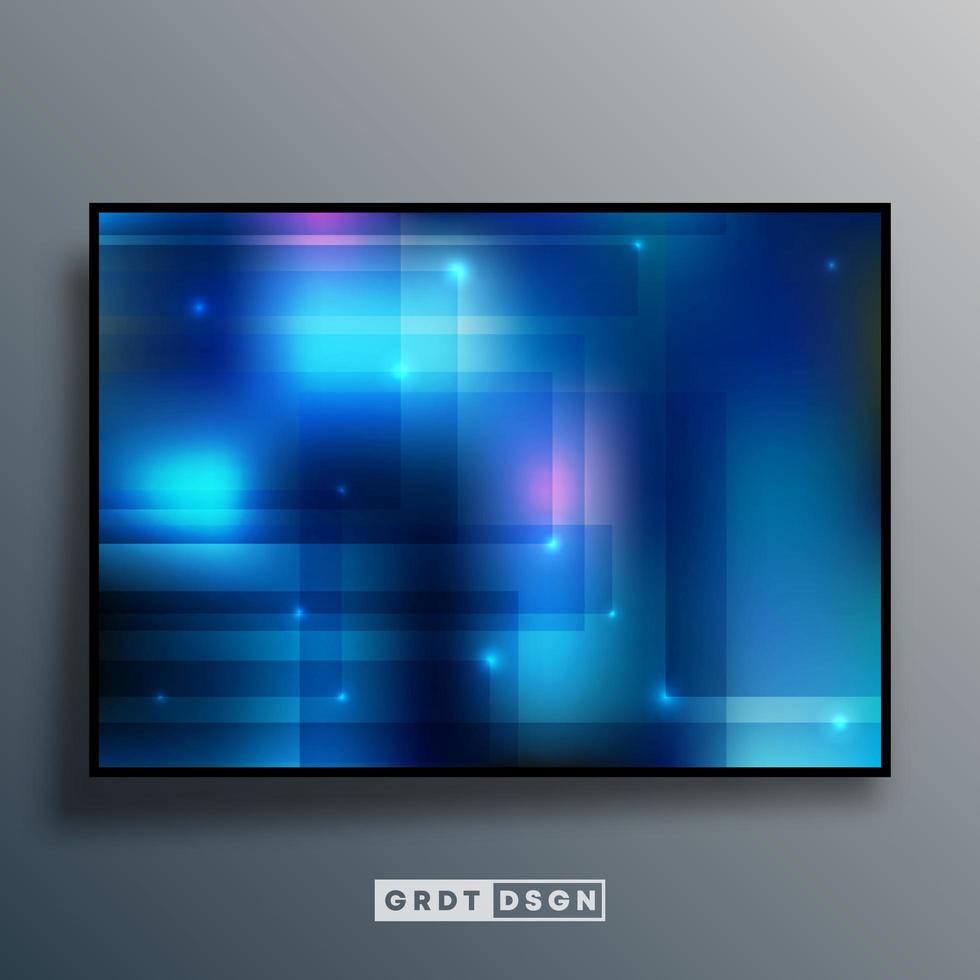 Hintergrundschablone mit blauer Farbverlaufsbeschaffenheit vektor