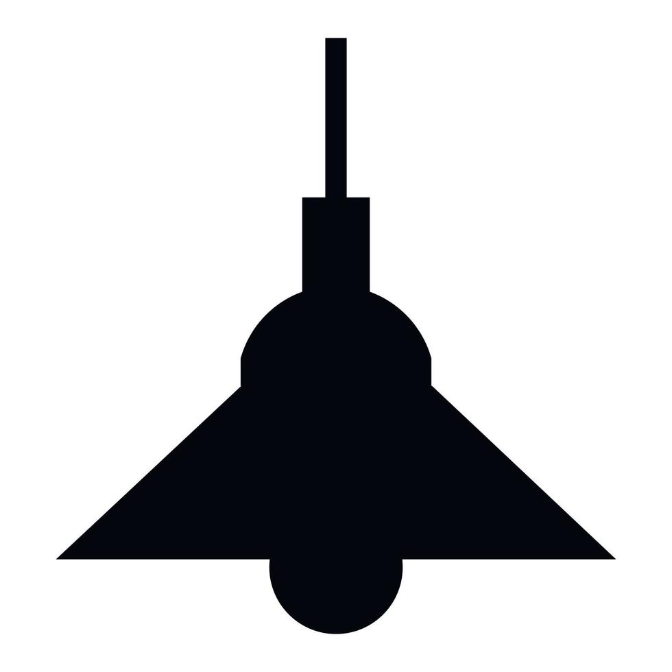 Lampe einfaches Symbol vektor