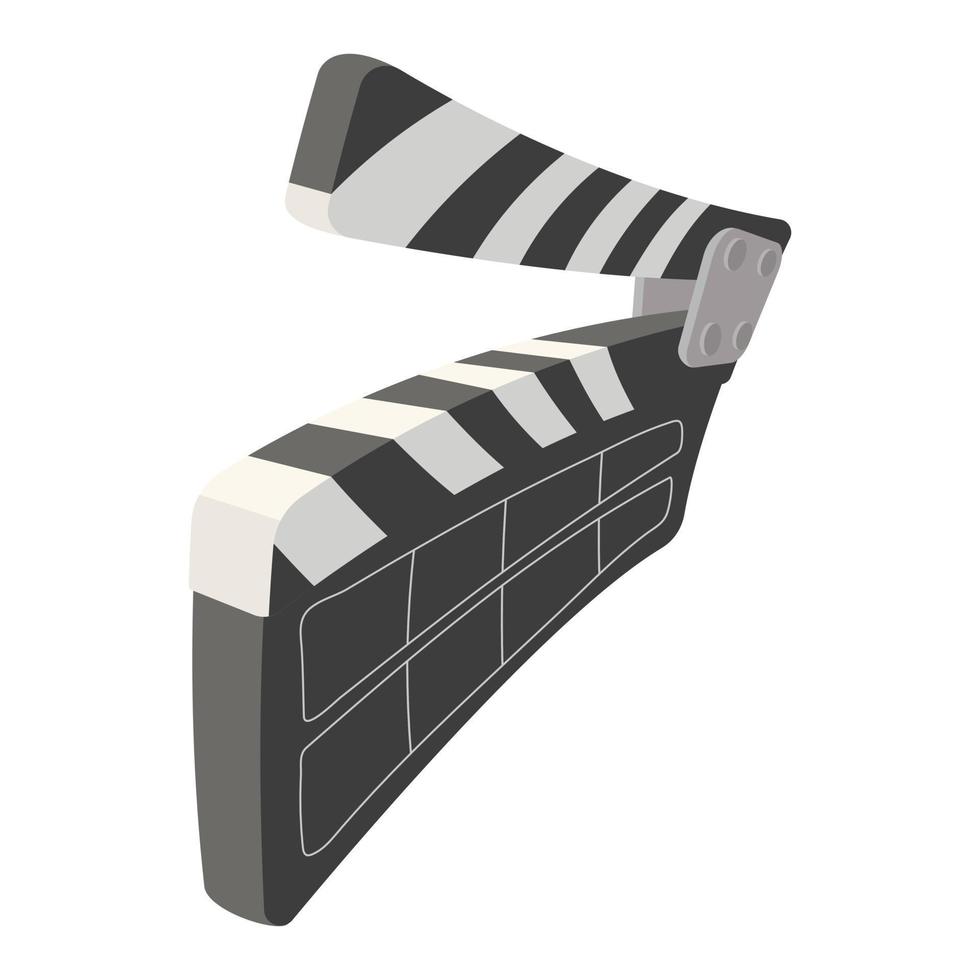 clapperboard kino cartoon symbol vektor