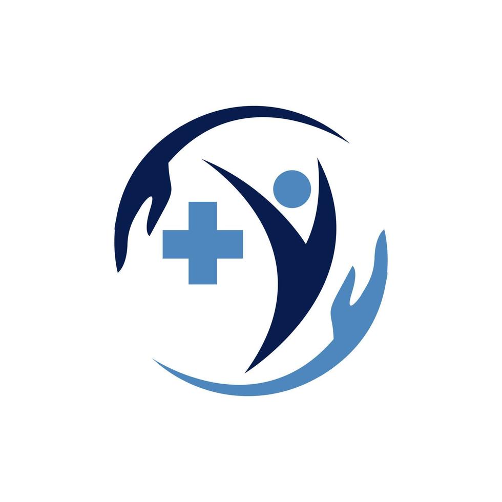 medizinisches Logo-Vektorsymbol im Gesundheitswesen für Krankenwagen-Krankenhaus-Apothekensymbol vektor