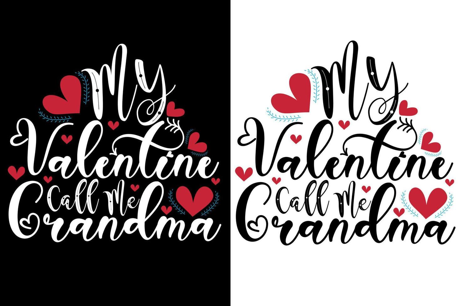 Valentinstag-T-Shirt-Design oder Valentinstag-Zitat-Svg vektor