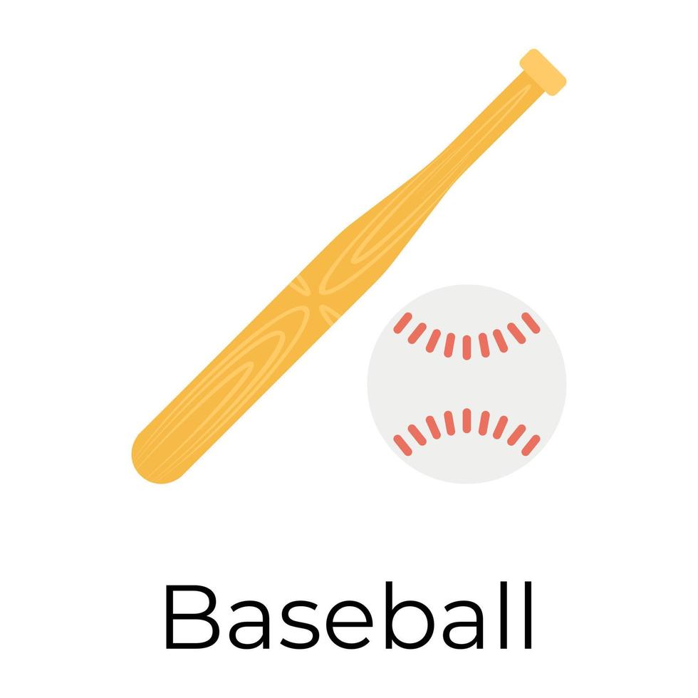 trendige Baseball-Konzepte vektor