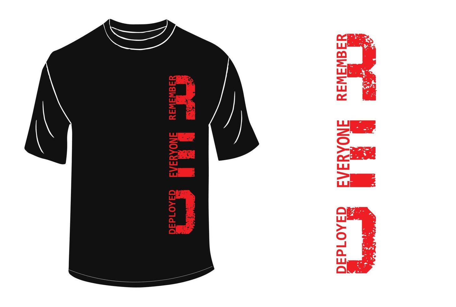 roter freitag t-shirt design vektor