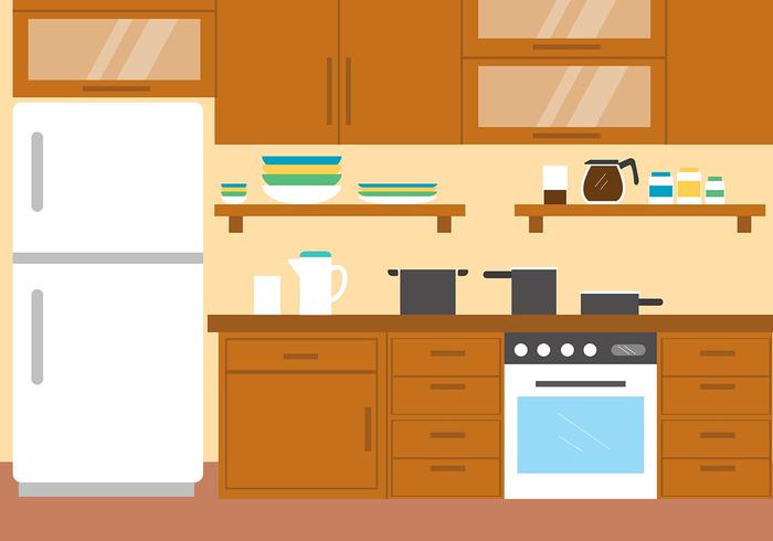 Free Vector Kitchen Illustration